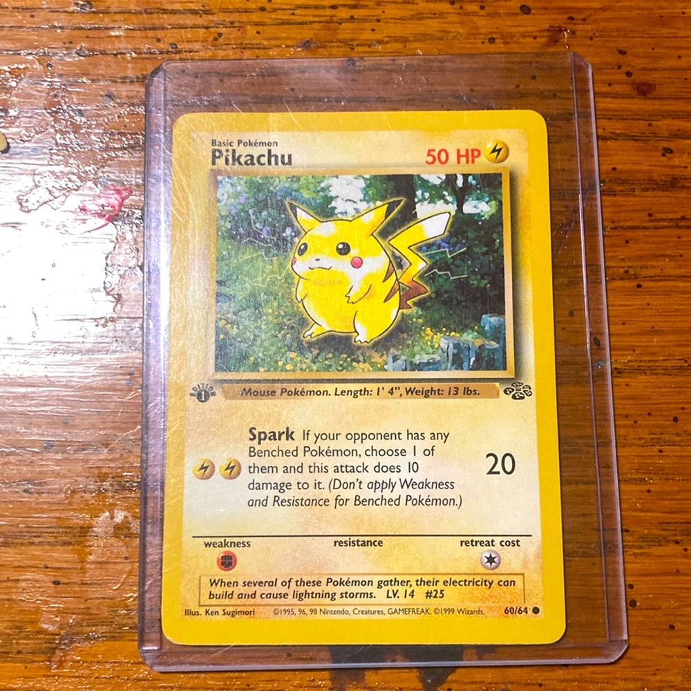 Pikachu Rosy Cheeks. 1st edition *NEAR MINT* RARE 🔥🔥🔥 buy at @empressofglam3